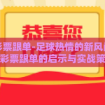 世界杯彩票跟单-足球热情的新风尚，世界杯彩票跟单的启示与实战策略