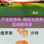 微信怎么下注世界杯-微信与世界杯，解锁互动新风采