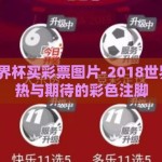 2018世界杯买彩票图片-2018世界杯，狂热与期待的彩色注脚
