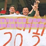 买世界冠军世界杯彩票-迈向梦想的特别之旅，揭秘购买世界杯冠军彩票的心路历程
