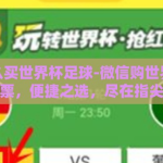 微信怎么买世界杯足球-微信购世界杯足球票，便捷之选，尽在指尖