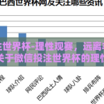 微信投注世界杯-理性观赛，远离非正规渠道，关于微信投注世界杯的理性思考