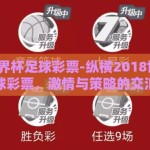 2018世界杯足球彩票-纵横2018世界杯足球彩票，激情与策略的交汇
