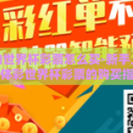体彩中的世界杯彩票怎么买-新手上路，探索体彩世界杯彩票的购买指南