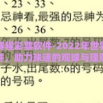 世界杯赛程彩票软件-2022年世界杯赛程彩票软件，助力球迷的观球与理财新境界