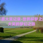 世界杯彩票大奖记录-世界杯梦之队，彩票大奖的梦幻之旅