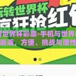 手机如何世界杯彩票-手机与世界杯彩票的现代邂逅，方便、挑战与理性游戏