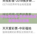 微信世界杯彩票在哪-世界杯热潮下的微信彩票投注指南