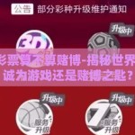 世界杯彩票算不算赌博-揭秘世界杯彩票，诚为游戏还是赌博之匙？