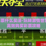 世界杯彩票什么买法-玩转激情世界杯 —— 高效购买彩票攻略