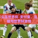 支付宝怎么压世界杯-支付宝，注入生活乐趣与世界杯激情