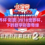 2018世界杯 彩票-2018世界杯，全民狂欢下的数字彩票奇缘