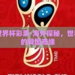国外买世界杯彩票-海外探秘，世界杯彩票的异国奇缘