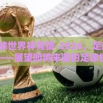 2026足球世界杯竞猜-2026，足球迷的璀璨盛会——展望即将来临的足球世界杯竞猜