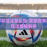 足球世界杯压注怎么压-足球世界杯，理性压注策略解析
