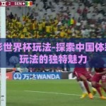 中国体彩世界杯玩法-探索中国体彩世界杯玩法的独特魅力