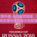 世界杯彩票外围-全球狂欢新探，揭秘世界杯彩票外围的魅力与智慧