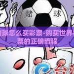 世界杯赌球怎么买彩票-购买世界杯赌球彩票的正确流程