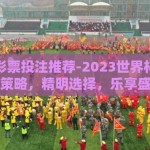 世界杯彩票投注推荐-2023世界杯彩票投注策略，精明选择，乐享盛宴