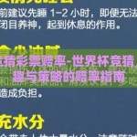 世界杯竞猜彩票赔率-世界杯竞猜，解锁乐趣与策略的赔率指南