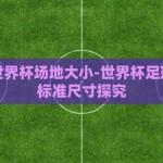 足球场世界杯场地大小-世界杯足球场地的标准尺寸探究
