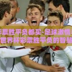 世界杯彩票胜平负都买-足球激情与理性投注，世界杯彩票胜平负的智慧抉择