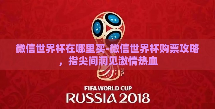 微信世界杯在哪里买-微信世界杯购票攻略，指尖间洞见激情热血