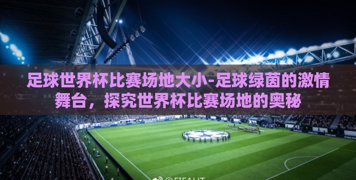 足球世界杯比赛场地大小-足球绿茵的激情舞台,探究世界杯比赛场地的奥秘 足球世界杯比赛场地大小-足球绿茵的激情舞台,探究世界杯比赛场地的奥秘