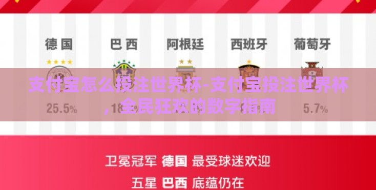 支付宝怎么投注世界杯-支付宝投注世界杯，全民狂欢的数字指南