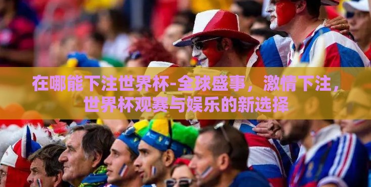 在哪能下注世界杯-全球盛事，激情下注，世界杯观赛与娱乐的新选择