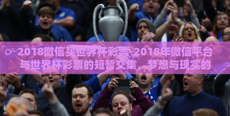 2018微信买世界杯彩票-2018年微信平台与世界杯彩票的短暂交集，梦想与现实的边缘