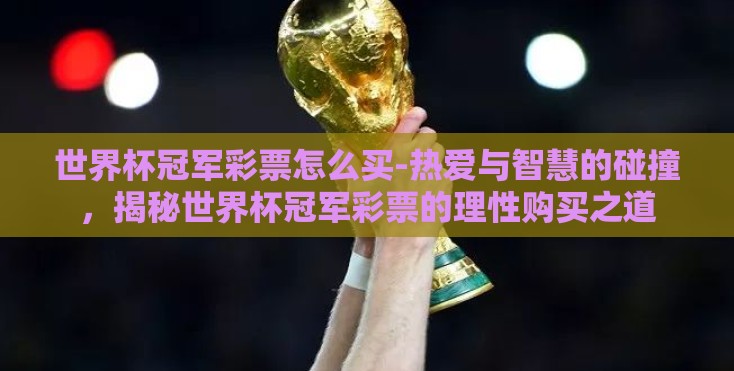 世界杯冠军彩票怎么买-热爱与智慧的碰撞，揭秘世界杯冠军彩票的理性购买之道