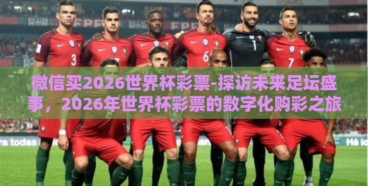 微信买2026世界杯彩票-探访未来足坛盛事，2026年世界杯彩票的数字化购彩之旅