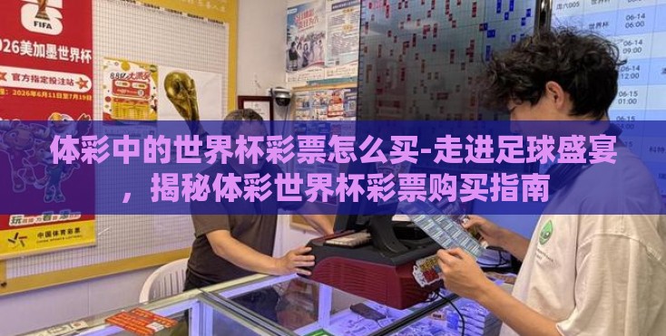 体彩中的世界杯彩票怎么买-走进足球盛宴，揭秘体彩世界杯彩票购买指南