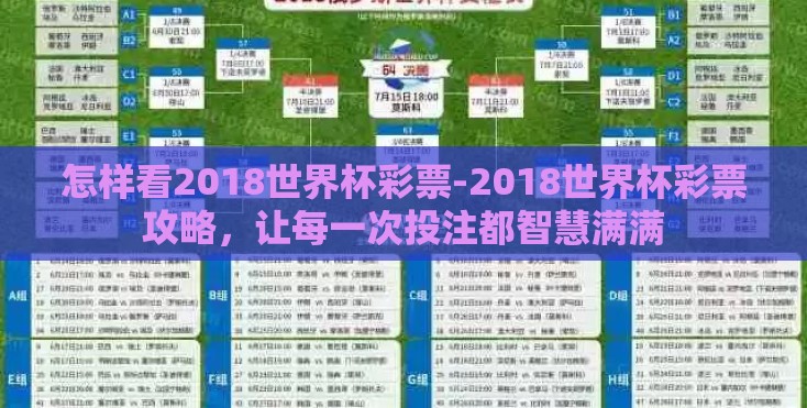 怎样看2018世界杯彩票-2018世界杯彩票攻略，让每一次投注都智慧满满