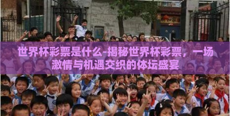 世界杯彩票是什么-揭秘世界杯彩票，一场激情与机遇交织的体坛盛宴