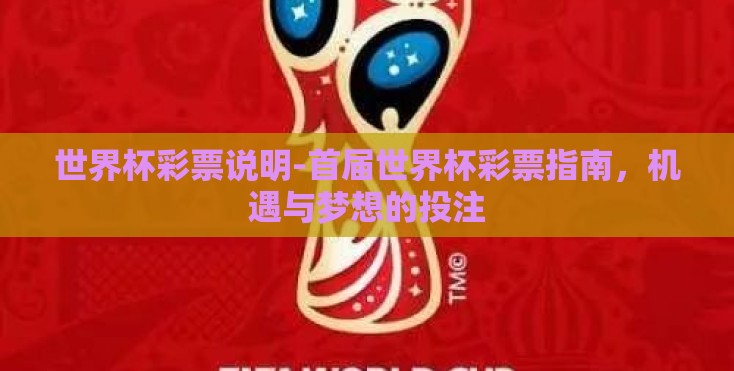 世界杯彩票说明-首届世界杯彩票指南,机遇与梦想的投注 世界杯彩票说明-首届世界杯彩票指南,机遇与梦想的投注